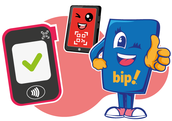 Medios de pago Red Movilidad - Tarjeta bip y Pago bip! QR
