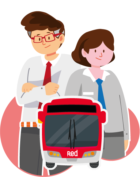 Un bus puede transportar el equivalente a 60 autos