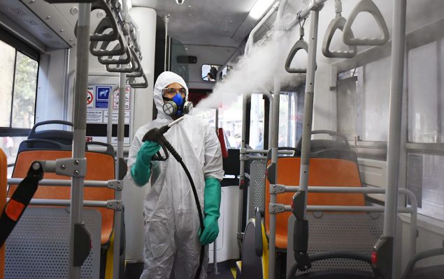 MTT strengthens sanitization of public transport buses in Santiago and Regions to prevent coronavirus contagion