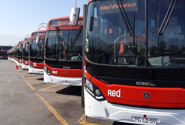 MTT anuncia 127 novos ônibus verdes com padrão Vermelho para 20 comunas na grande Santiago