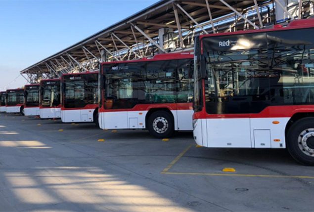 Con la incorporacion de 115 nuevos buses eléctricos, más de la mitad de la flota del eje alameda cuenta con estándar red