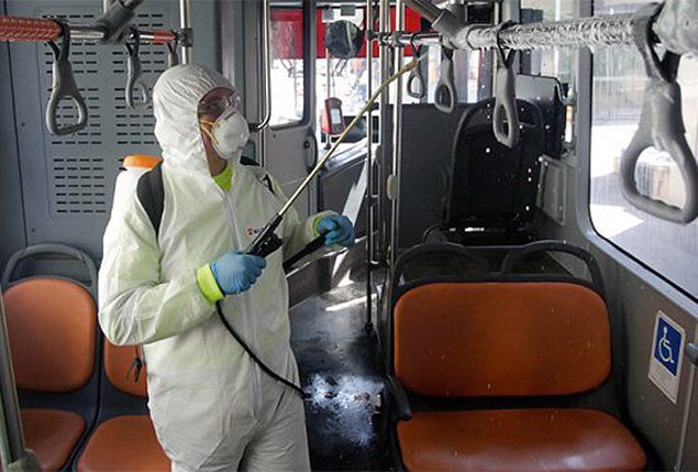 Transporte público adopta medidas preventivas ante la pandemia covid-19