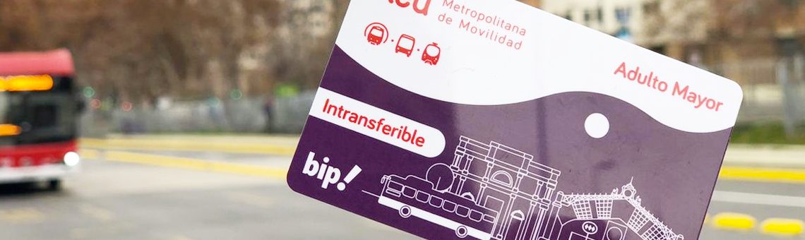 Cartão bip! Idoso intransferível