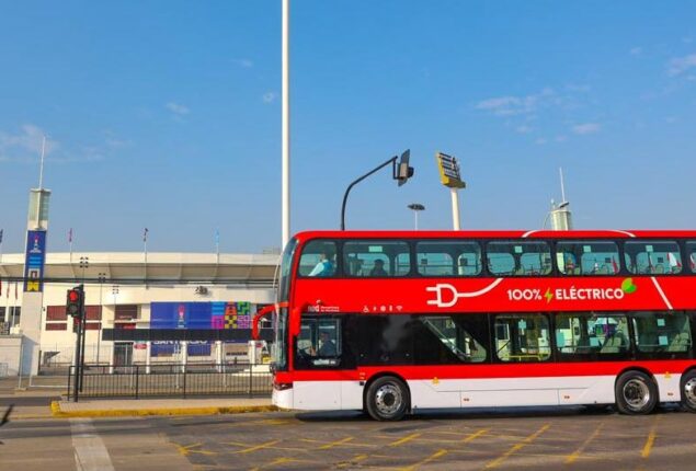 RED Movilidad incorpora 10 nuevos buses eléctricos de dos pisos que permitirán llegar al Mundial Sub 20