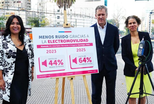 Electromovilidad: registran disminución histórica del ruido en la Alameda